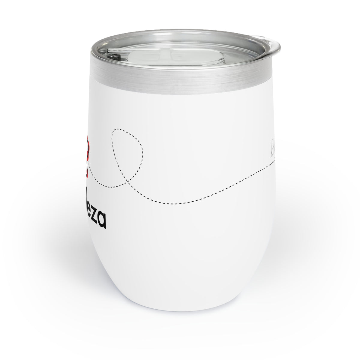 12 oz. Special Edition Insulated Wine Tumbler with lid - Belleza Butterfly