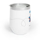 12 oz. Special Edition Insulated Wine Tumbler with lid - Belleza Butterfly