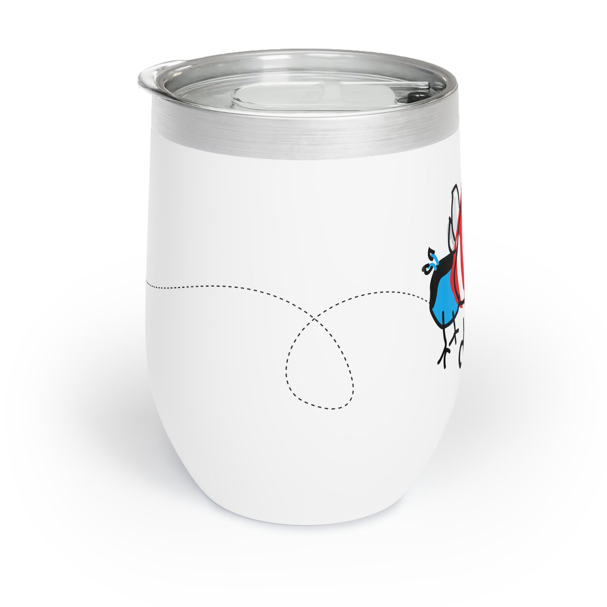 12 oz. Special Edition Insulated Wine Tumbler with lid - Dulce Bee