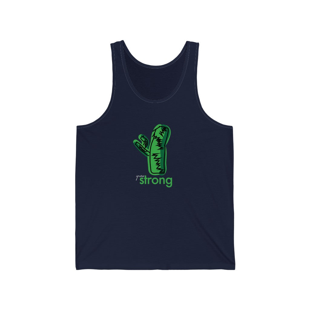 GROW STRONG Unisex Tank Top