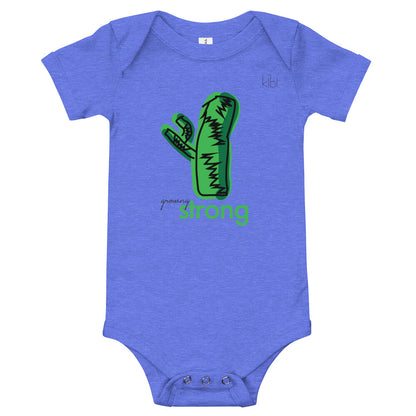 GROW STRONG Short Sleeve Onesie