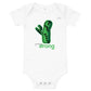 GROW STRONG Short Sleeve Onesie