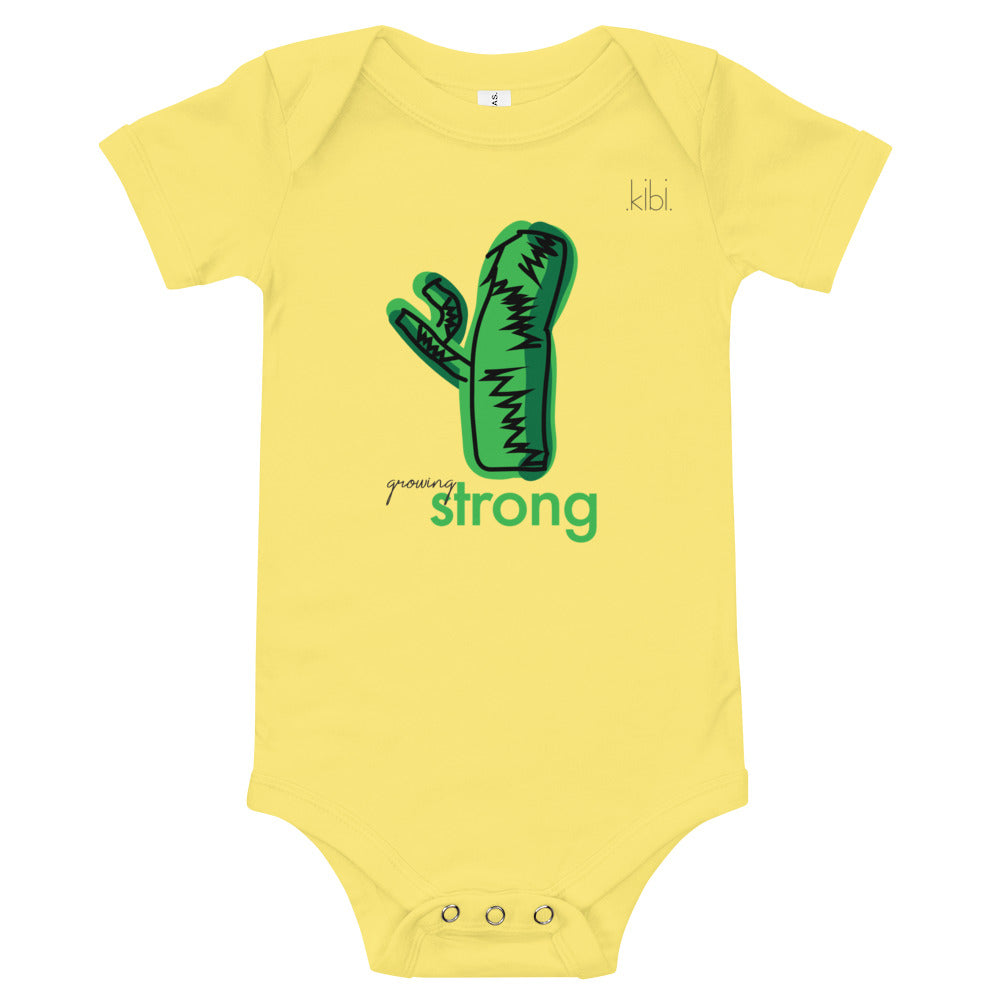 GROW STRONG Short Sleeve Onesie